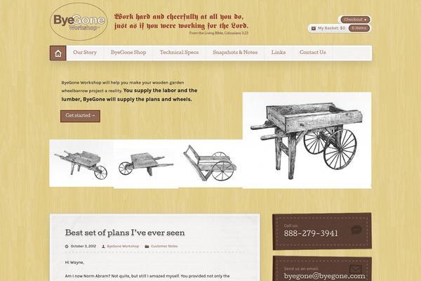 Artificer theme site design template sample