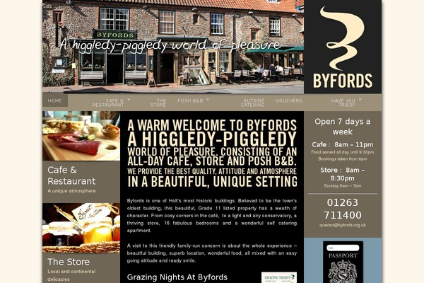 byfords.org.uk site used PageLines