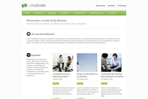 Nexus theme site design template sample