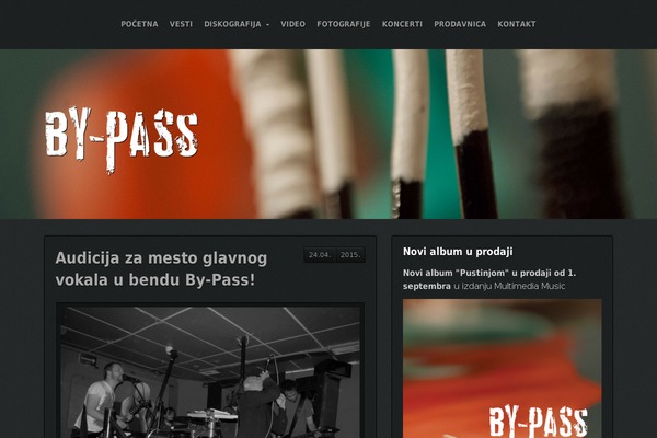 Music theme site design template sample