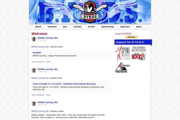 byrds theme websites examples