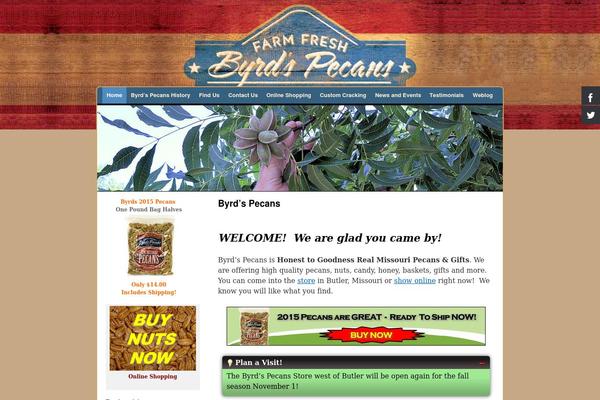 byrdspecans.com site used Byrds
