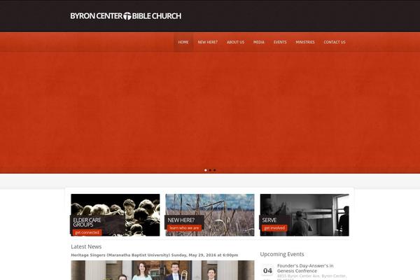 Churchope theme site design template sample