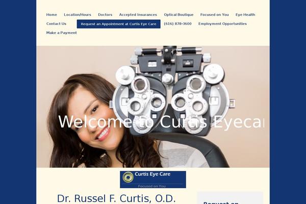 Optometry theme site design template sample
