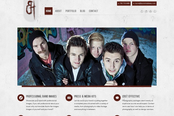 byronhradoway.com site used Pageflow