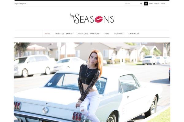Fashion theme site design template sample