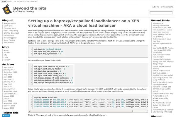 Site using CodeColorer plugin