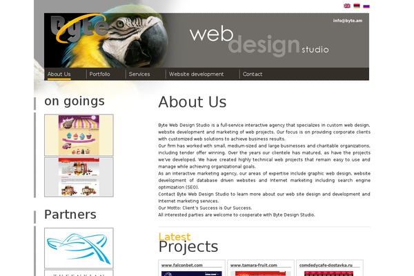 WordPress website example screenshot