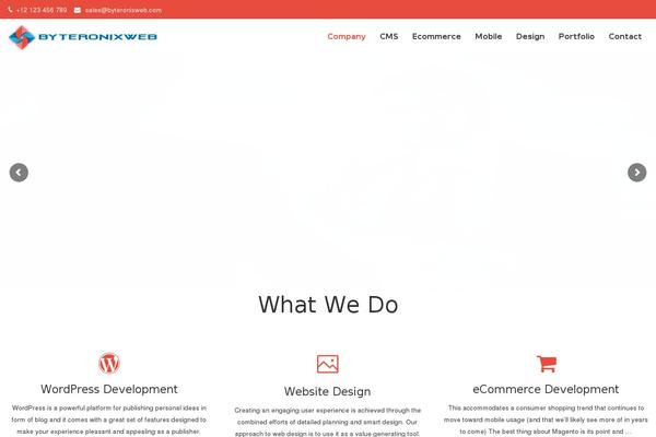 Mist theme site design template sample