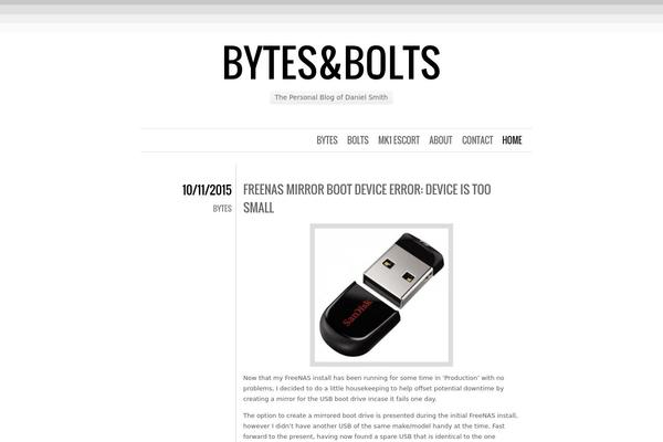Chunk theme site design template sample