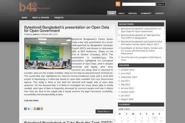 Site using Custom Facebook Feed plugin