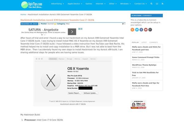 Site using WP Subscribe plugin