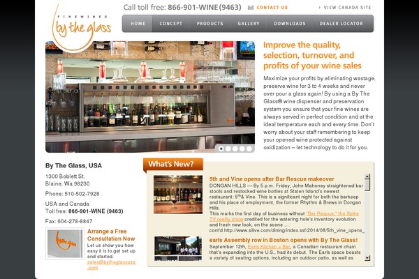 bytheglassusa.com site used Bytheglass