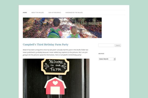 Twentytwelve-child theme site design template sample