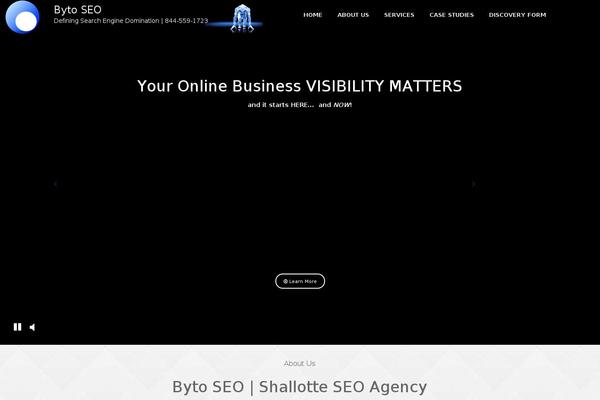 Site using Video Backgrounds for SiteOrigin Page Builder plugin
