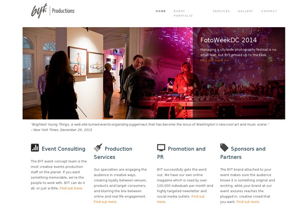 Impero theme site design template sample