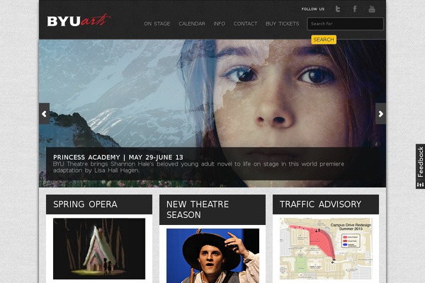 byuarts.com site used Byuarts