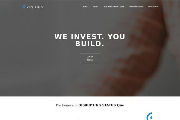 Momentum theme site design template sample