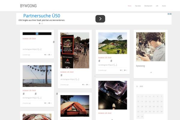 BlogoLife theme site design template sample