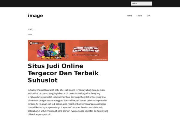 BlogArise theme site design template sample