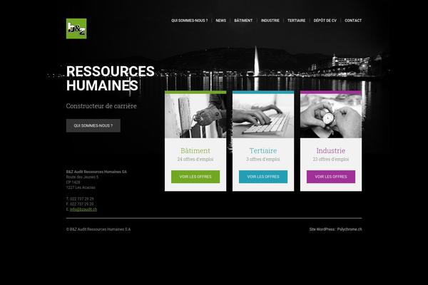 The Station theme site design template sample
