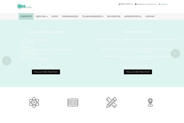 Academia theme site design template sample
