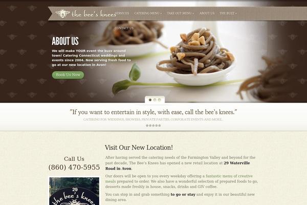 MyCuisine theme site design template sample