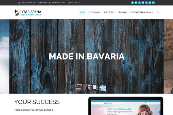 Kapital theme site design template sample