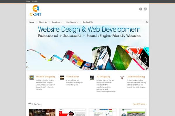 Modernize theme site design template sample
