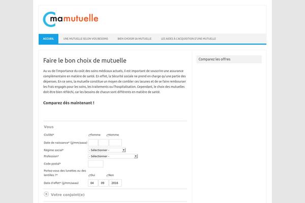 Iconic One theme site design template sample