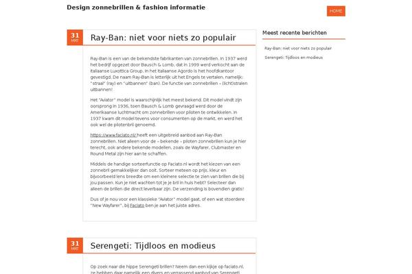 Fruitful theme site design template sample
