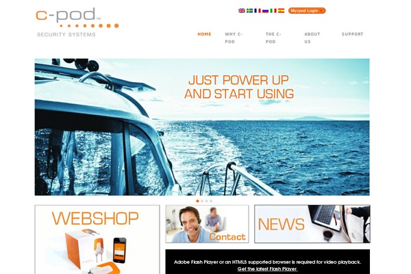 Mono theme site design template sample