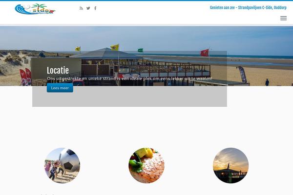 Customizr theme site design template sample