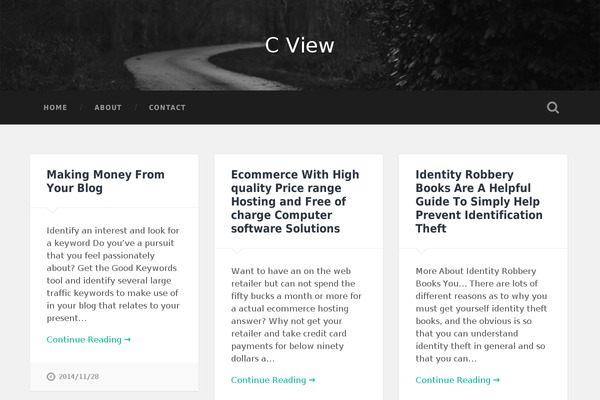 Baskerville theme site design template sample