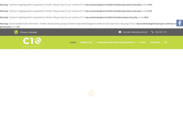 Site using WP Super Cache plugin