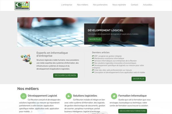 Starter theme site design template sample
