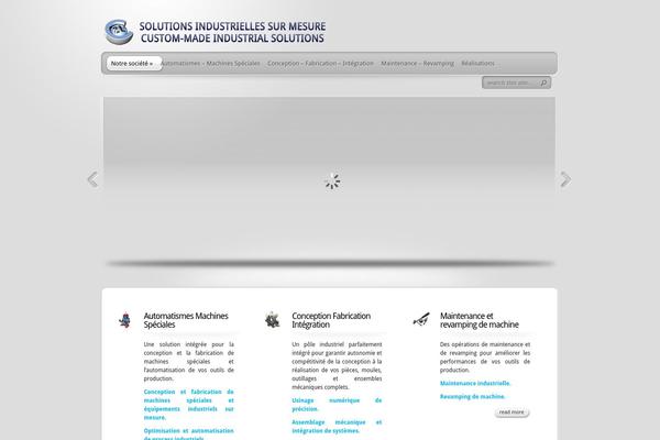 TheProfessional theme site design template sample