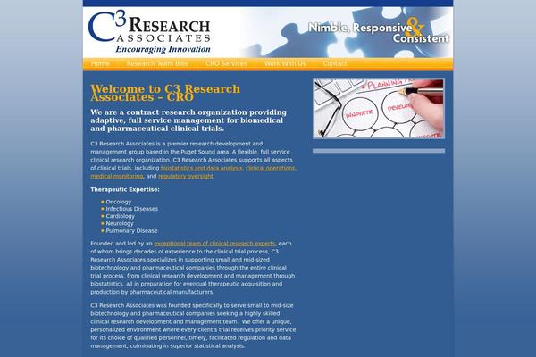 C3 theme site design template sample