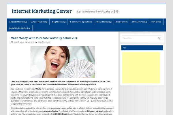Smartline Lite theme site design template sample