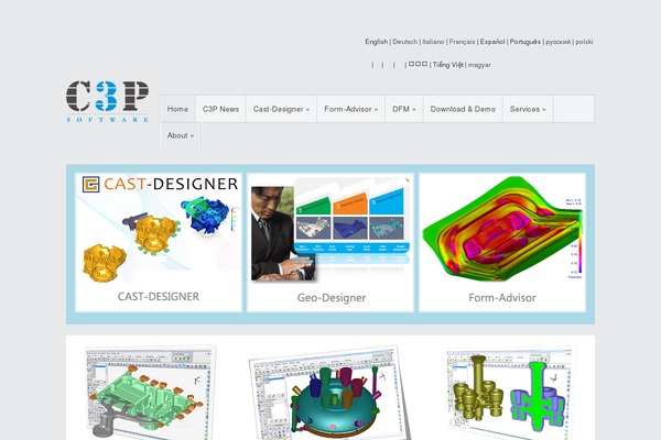 Minimal theme site design template sample