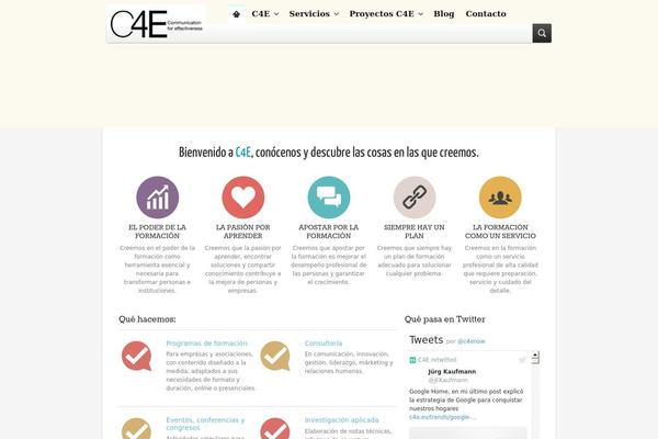 Sintia theme site design template sample