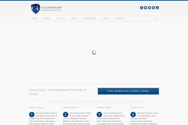 Elegance theme site design template sample