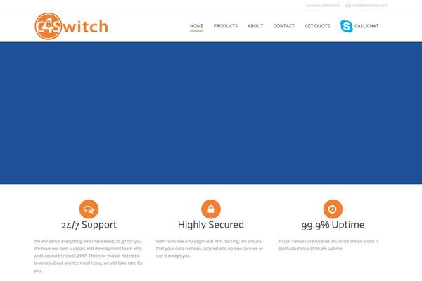 The7 theme site design template sample