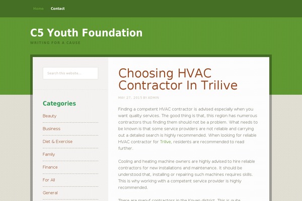 Going Green Pro theme site design template sample