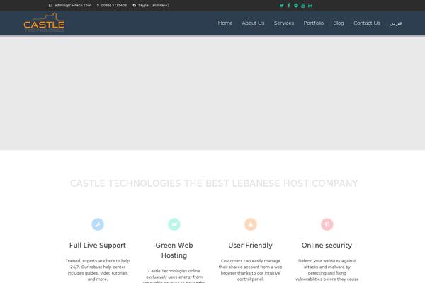 Hostme v2 theme site design template sample