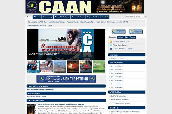 Site using Wordpress-social-stream plugin
