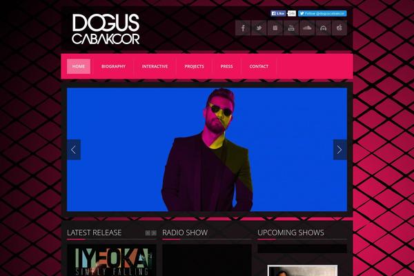 Dc theme site design template sample