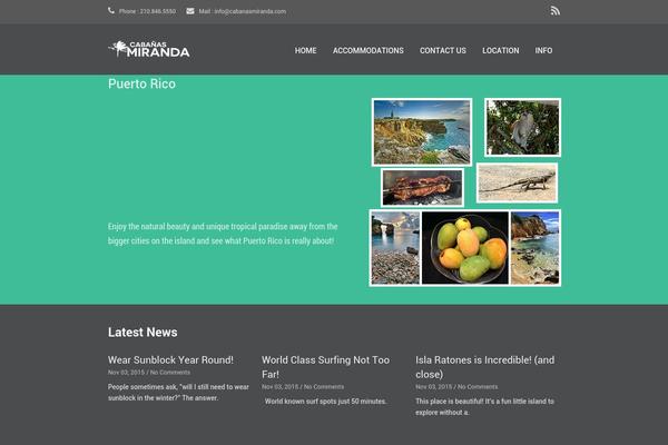 Simple theme site design template sample