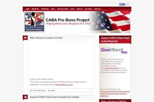 Site using Lightbox Bank plugin