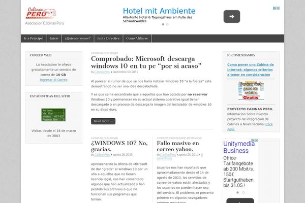 Magazine Basic theme site design template sample